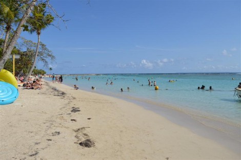 isla de guadalupe en el caribe